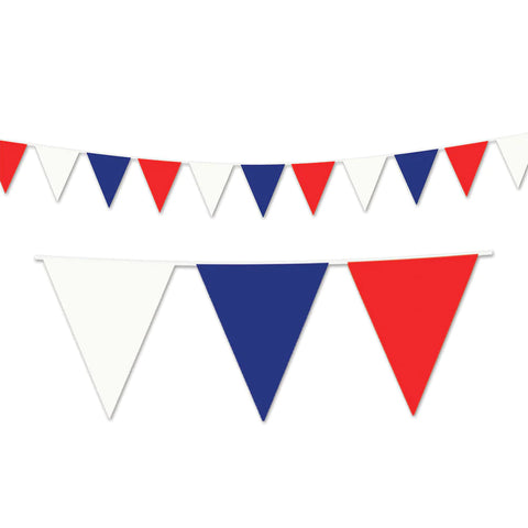 Pennant Banner - Red/Blue/White