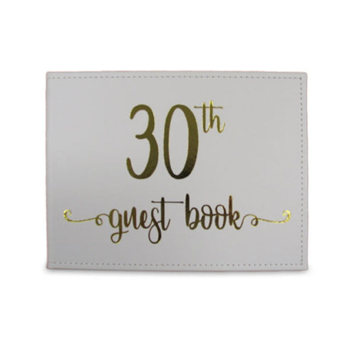 Guestbook - 30th Birthday - Gold (SO147)