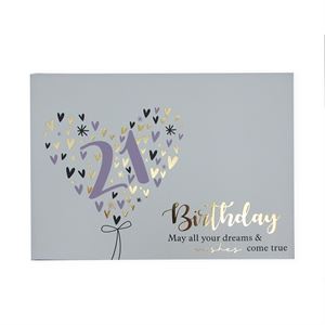 Guestbook - 21st Birthday Pink (OG710) - Mad Parties & Supplies