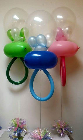 Baby Pacifier Balloons - Mad Parties & Supplies
