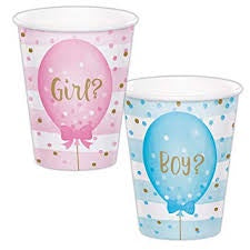 Cups - Gender Reveal (Girl/Boy) (336068) - Mad Parties & Supplies