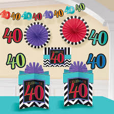 Room Decorating Kit - 40th Birthday - Mad Parties & Supplies