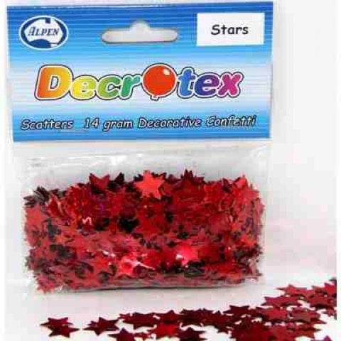 Scatters - Stars - Red (108331) - Mad Parties & Supplies
