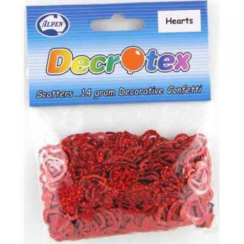 Scatters - Hearts - Red (108352) - Mad Parties & Supplies