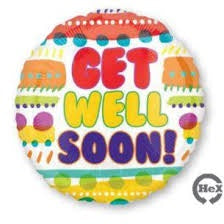 Foil - 18" - Get Well (33704) - Mad Parties & Supplies