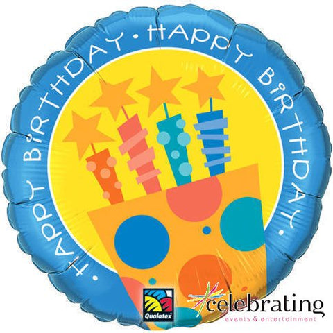 Foil - 18" - Happy Birthday (60704) - Mad Parties & Supplies