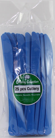 Knives - Pkt25 - Royal Blue - Mad Parties & Supplies
