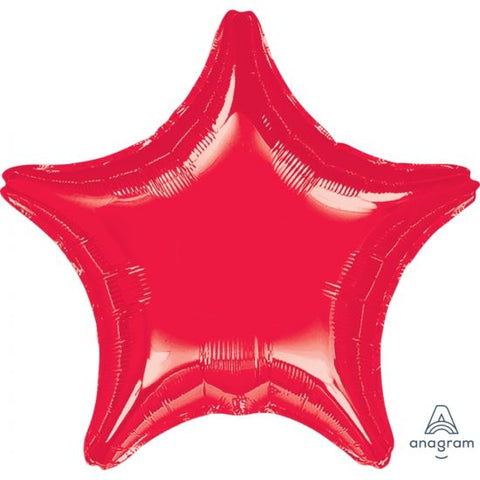 Foil - 18" - Star - Red (3058401) - Mad Parties & Supplies