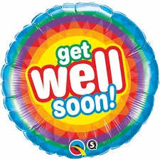 Foil - 18" - Get Well (18021) - Mad Parties & Supplies