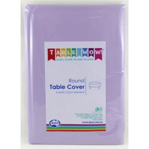 Tablecover - Round - Lavendar - Mad Parties & Supplies