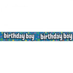 Banner - Birthday Boy (QAH036M) - Mad Parties & Supplies