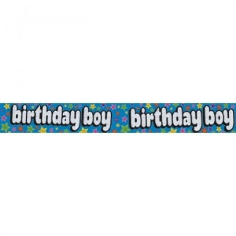 Banner - Birthday Boy (QAH036M) - Mad Parties & Supplies