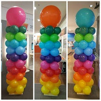Balloon Spiral Column with Balloon topper