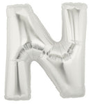 Megaloon Letters (86cm) (Silver only) - Mad Parties & Supplies
