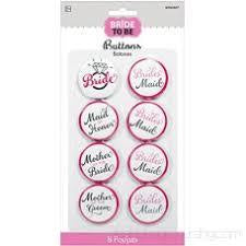 Badges - Bride to Be - Pkt 8 - Mad Parties & Supplies
