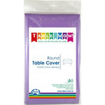 Tablecover - Round - Purple - Mad Parties & Supplies