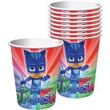 PJ Mask - Cups - Pkt 8 - Mad Parties & Supplies