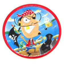 Plates - 7" - Lunch - Pirate - Mad Parties & Supplies