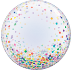 Bubble Balloon - Colourful Confetti Dots (57791) - Mad Parties & Supplies