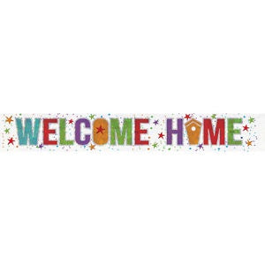 Banner - Welcome Home (9900049) - Mad Parties & Supplies