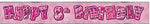 Banner - 8th (Pink) (90227) - Mad Parties & Supplies