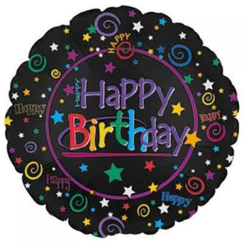 Foil - 18" - Happy Birthday (114276) - Mad Parties & Supplies