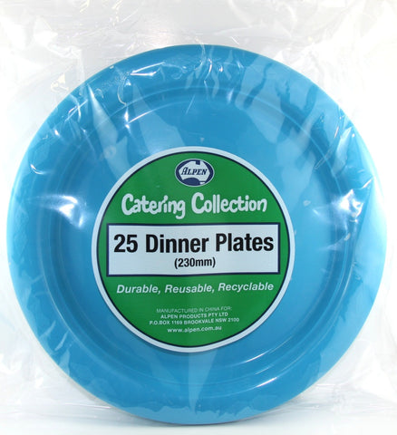 Plates - 7" - Lunch - Pkt 25 - Azure Blue - Mad Parties & Supplies