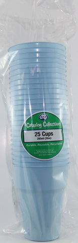 Cups - Pkt 25 - Light Blue - Mad Parties & Supplies