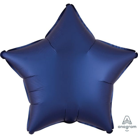 Foil - 18" - Star - Satin Luxe - Blue Marine (3996201)