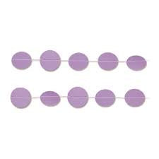 Circle Garland - Pack 2 - Purple (E3138) - Mad Parties & Supplies