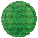 Foil - 18" - Round - Green Sequins (4219601)