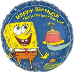 Foil - 18" - SpongeBob (Happy Birthday) (83622) - Mad Parties & Supplies