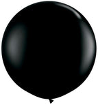 3 Foot Balloon with weight - Inflated - Plain - Mad Parties & Supplies