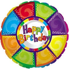 Foil - 18" - Happy Birthday (114546) - Mad Parties & Supplies
