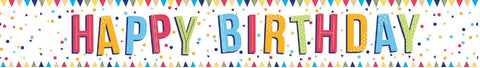 Banner - Happy Birthday (E3150) - Mad Parties & Supplies