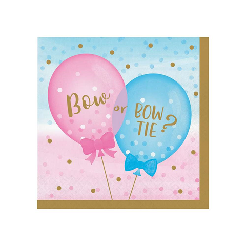 Napkins - Gender Reveal (Boy/Girl) - Mad Parties & Supplies