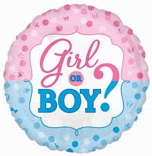 Foil - 18" - Girl or Boy?  (32534) - Mad Parties & Supplies