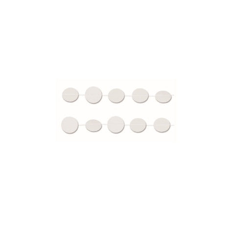 Circle Garland - Pack 2 - White (E3139) - Mad Parties & Supplies
