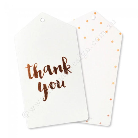 Gift Tag - Thank you (Pkt 10) (ID-TAG-035) - Mad Parties & Supplies