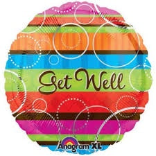 Foil - 18" - Get Well (17971) - Mad Parties & Supplies