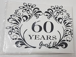 Guestbook - 60th Years - Mad Parties & Supplies