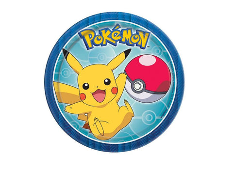 Plates - 7" - Lunch - Pokemon (541859) - Mad Parties & Supplies
