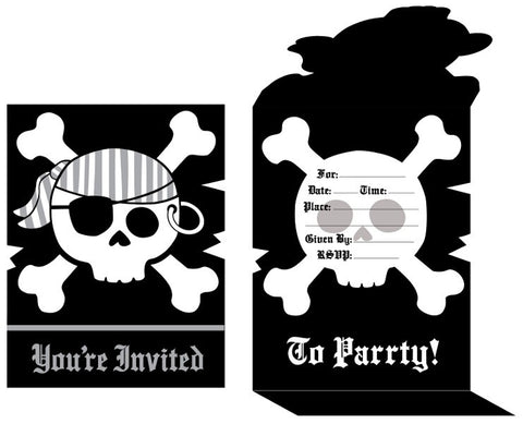 Invitations - Pirate Parrty - Mad Parties & Supplies