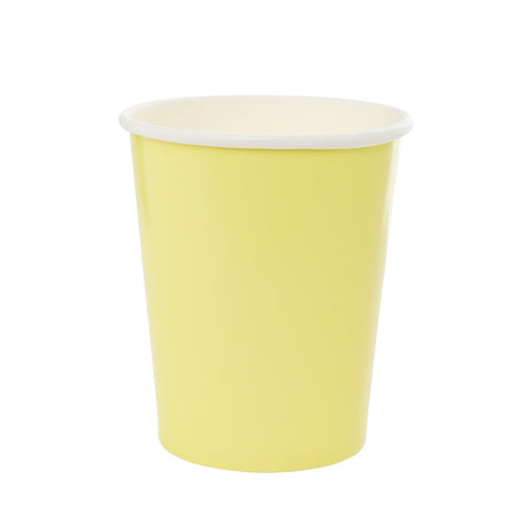 Cups - Paper - Pastel Yellow (6130PYP) - Mad Parties & Supplies
