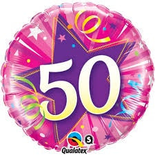 Foil - 18" - 50th (25259) - Mad Parties & Supplies