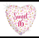 Foil - 18" - Sweet 16th (36701) - Mad Parties & Supplies