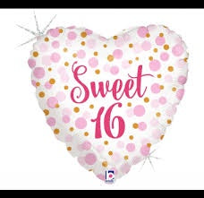 Foil - 18" - Sweet 16th (36701) - Mad Parties & Supplies