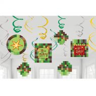Hanging Swirl Decorations - Minecraft - Mad Parties & Supplies