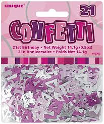 Scatters - 21st (Pink) (55203) - Mad Parties & Supplies