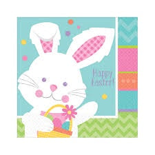Napkins - Pkt 16 - Happy Easter (511736) - Mad Parties & Supplies
